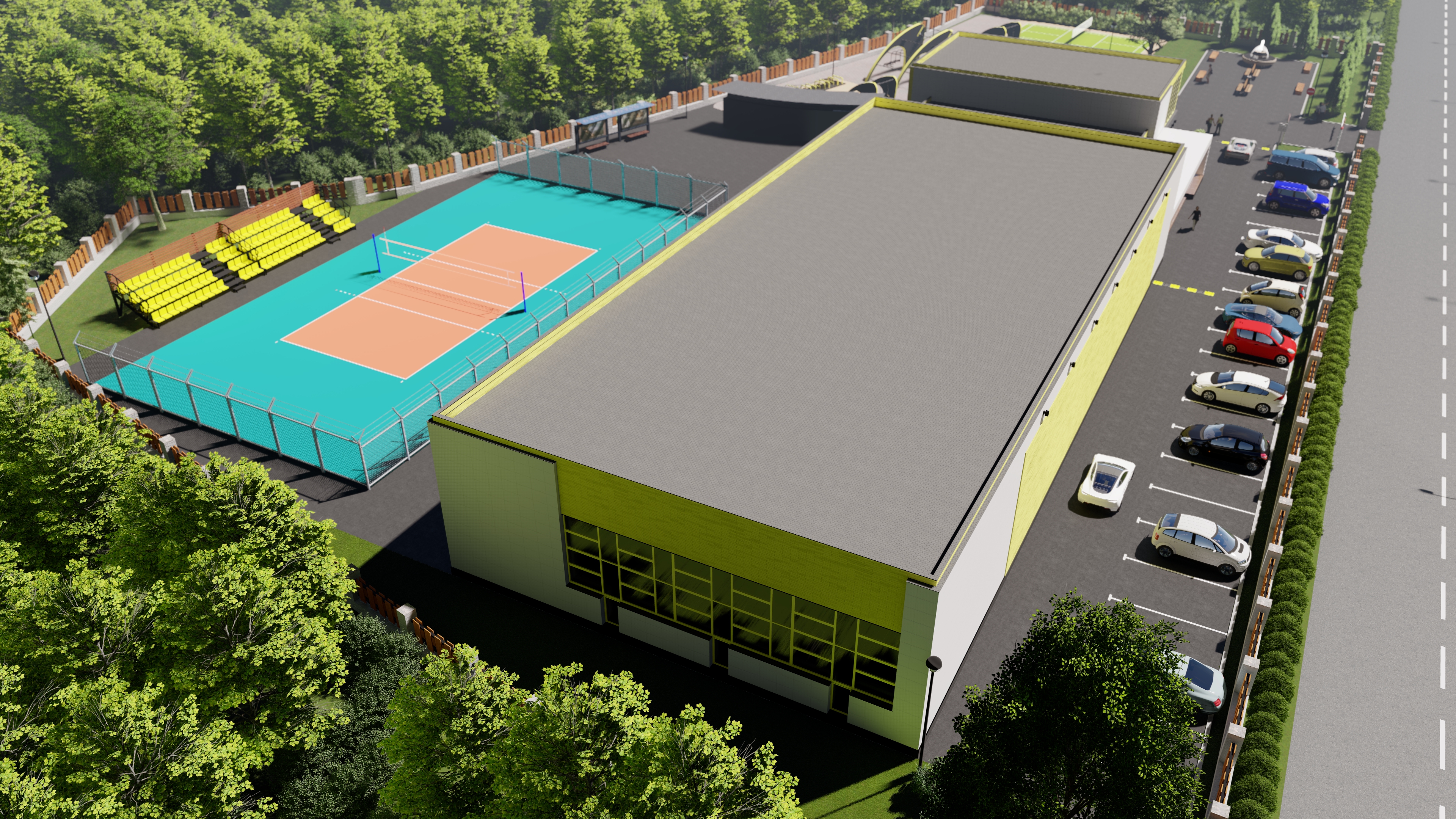 Строительство спортивно-оздоровительного комплекса на территории Лазаревского района города Сочи