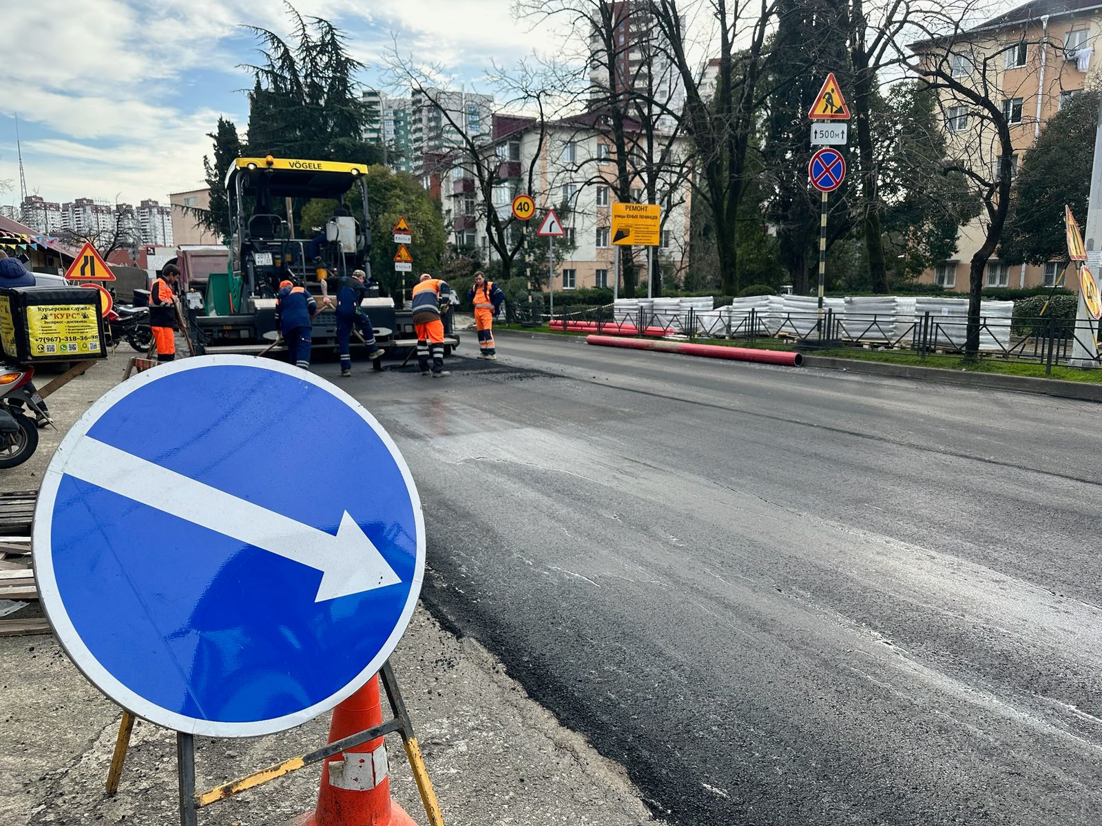  В Сочи в рамках национального проекта «Безопасные качественные дороги» ремонт ведется в соответствии с требованиями доступной среды