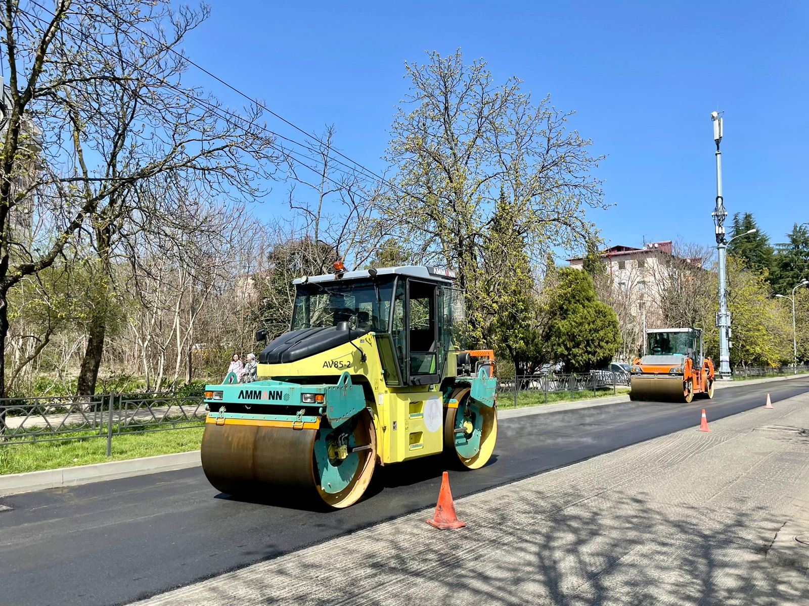  В Сочи завершен ремонт трех улиц в рамках нацпроекта «Безопасные качественные дороги» 